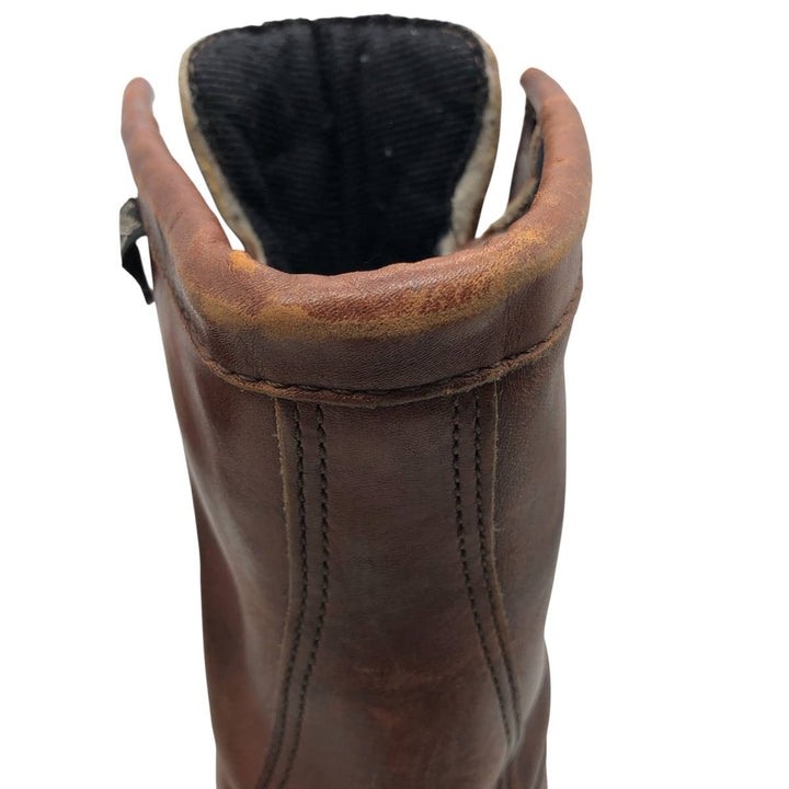 Vintage 1990s Danner Work Boots, Made in USA, Size 9, Men's, 10.6" (approx.) /saa014359 Men's 27.0cm genuine leather brown type Vintage Second Hand