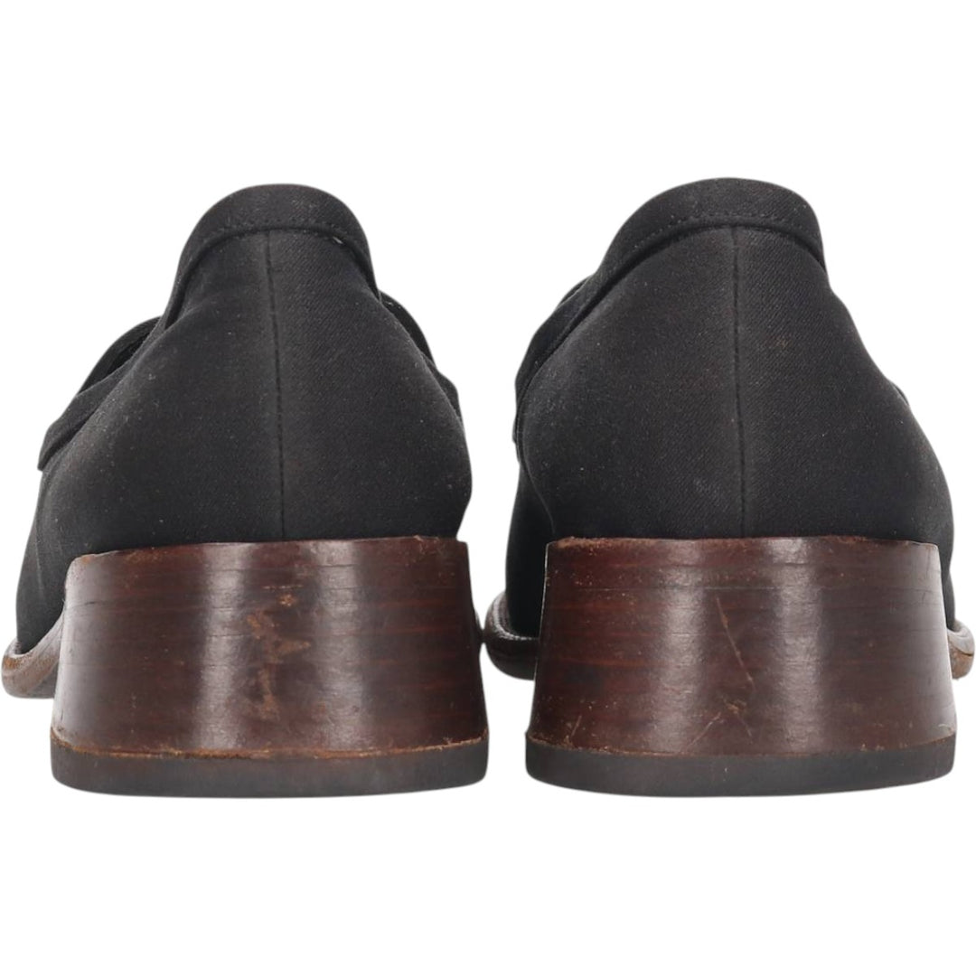 PRADA PRADA Vamp Loafer 35 Women's 22.5cm canvas black type Vintage Second Hand