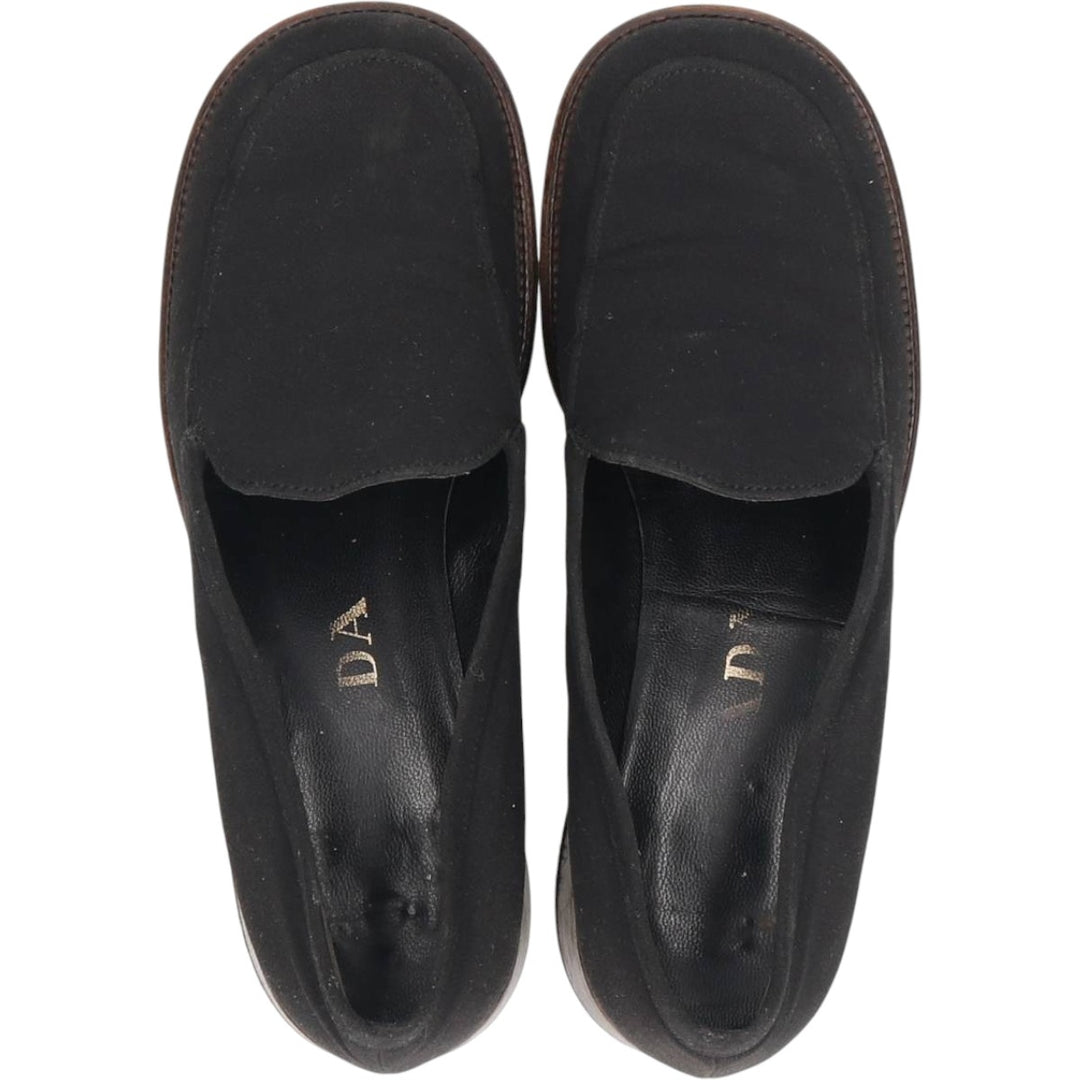 PRADA PRADA Vamp Loafer 35 Women's 22.5cm canvas black type Vintage Second Hand