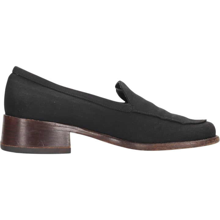 PRADA PRADA Vamp Loafer 35 Women's 22.5cm canvas black type Vintage Second Hand