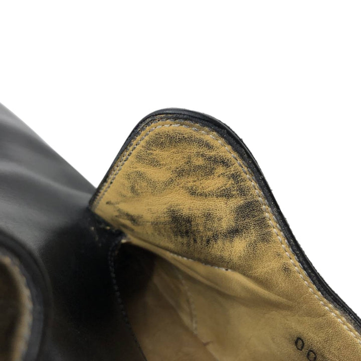 Cole Haan Monk Strap Shoes, Made in Italy, Size 8E Women's 25.0cm genuine leather black type Vintage Second Hand