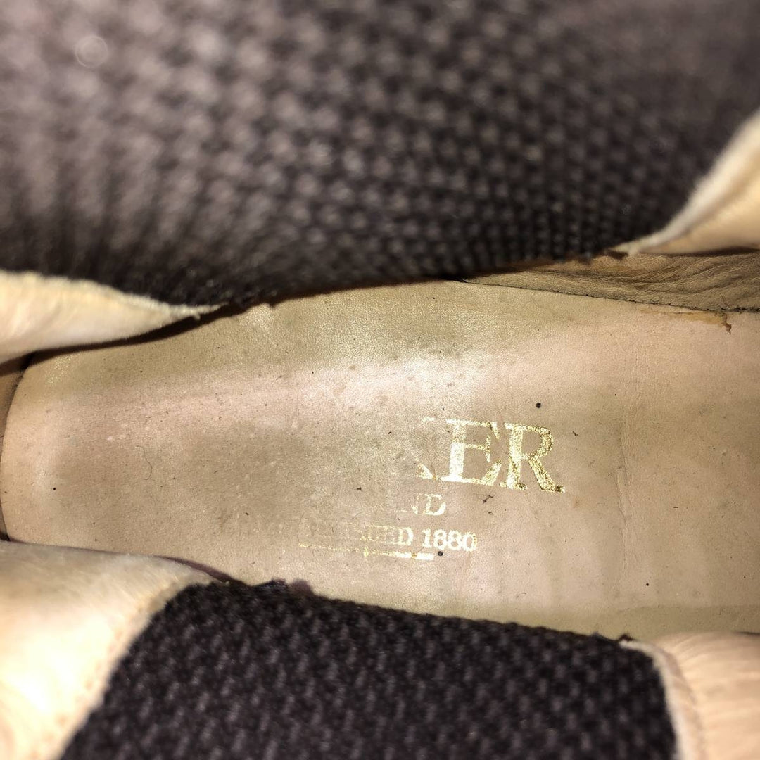 Barker suede side gore boots, made in England, size 42 Men's 27.5cm Genuine Leather Suede brown type Vintage Second Hand