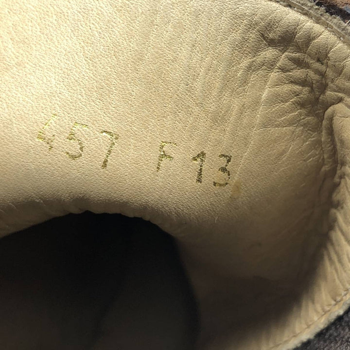 Barker suede side gore boots, made in England, size 42 Men's 27.5cm Genuine Leather Suede brown type Vintage Second Hand