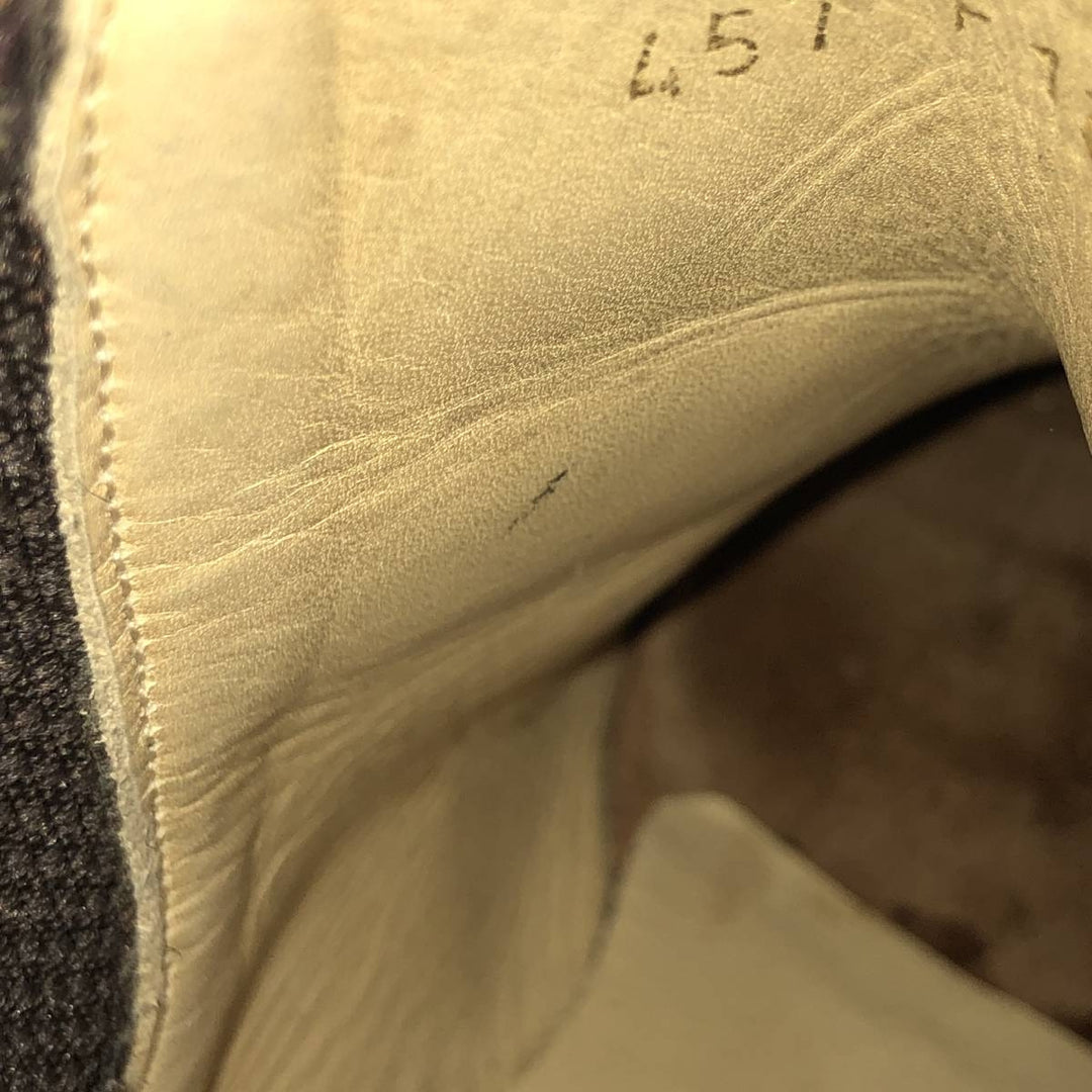 Barker suede side gore boots, made in England, size 42 Men's 27.5cm Genuine Leather Suede brown type Vintage Second Hand