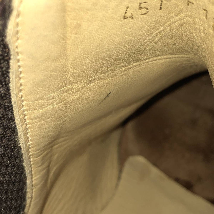 Barker suede side gore boots, made in England, size 42 Men's 27.5cm Genuine Leather Suede brown type Vintage Second Hand
