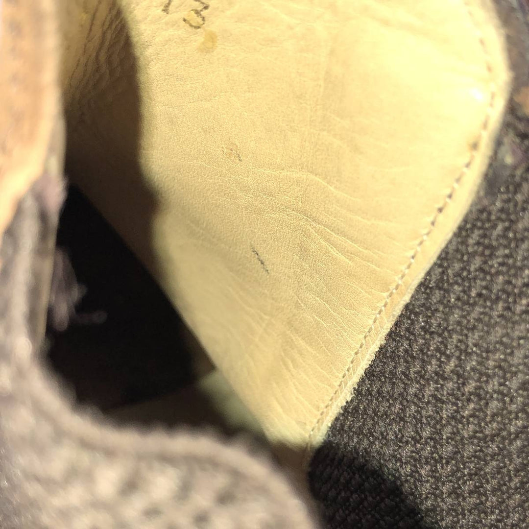 Barker suede side gore boots, made in England, size 42 Men's 27.5cm Genuine Leather Suede brown type Vintage Second Hand
