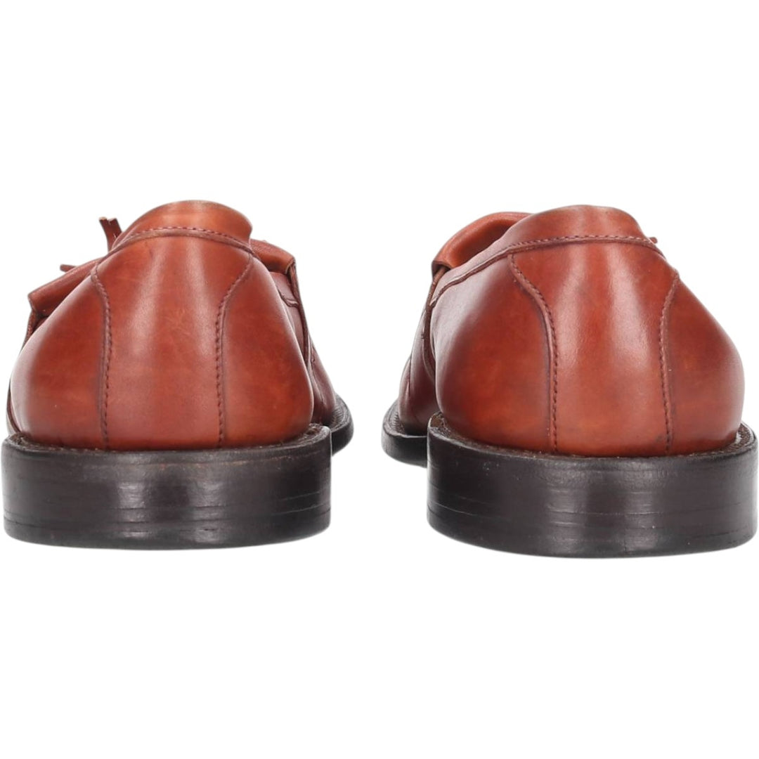 Allen Edmonds Quilted Tassel Loafers, Made in USA, Size 9 B Men's 27.0cm unclear brown type Vintage Second Hand