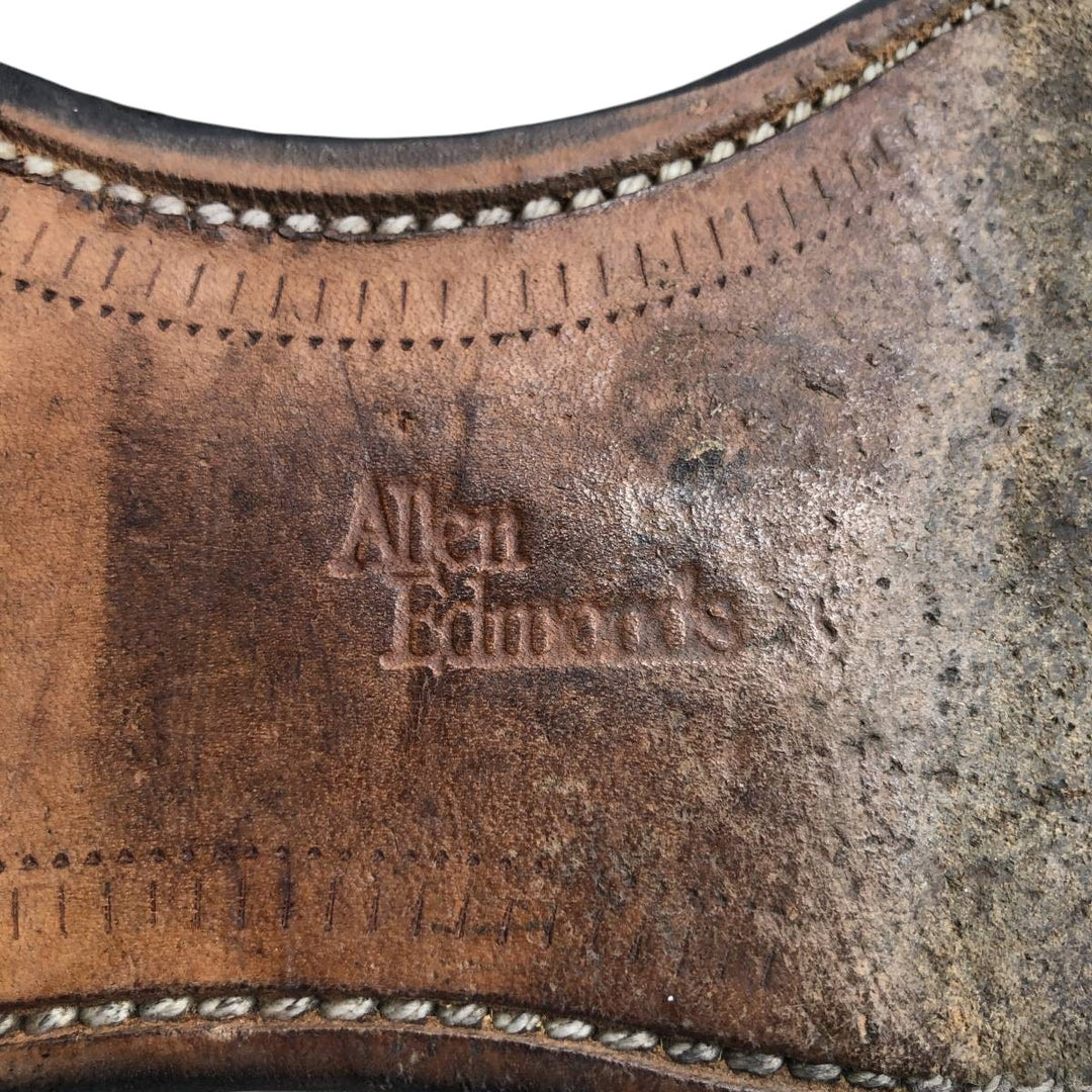 Allen Edmonds Quilted Tassel Loafers, Made in USA, Size 9 B Men's 27.0cm unclear brown type Vintage Second Hand
