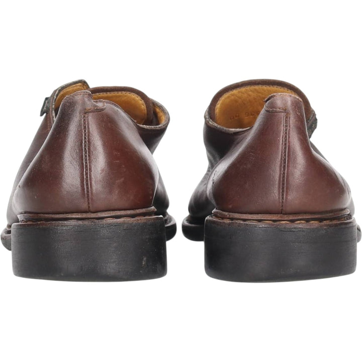 Paraboot plain-toe shoes, size 8, made in France Men's 26.5cm genuine leather brown type Vintage Second Hand
