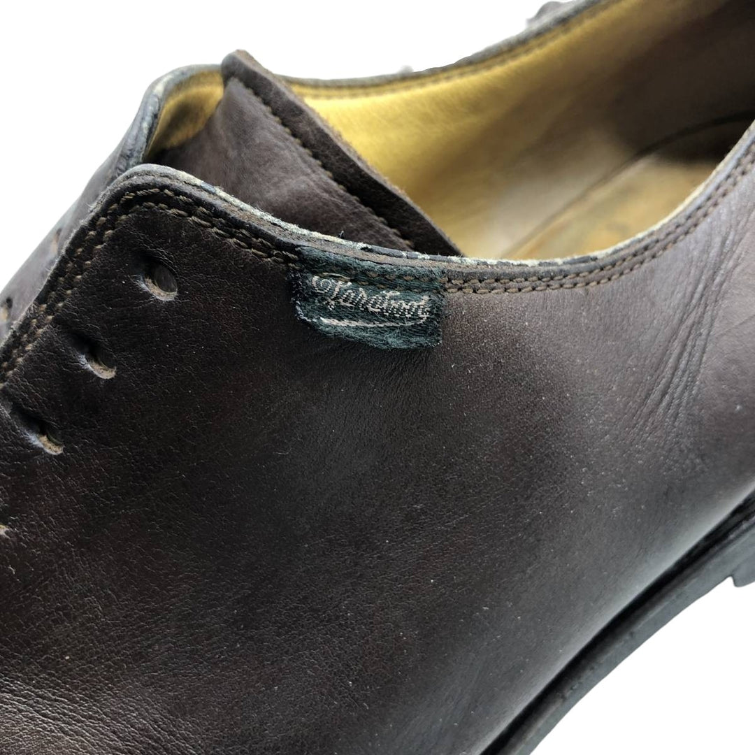 Paraboot plain-toe shoes, size 8, made in France Men's 26.5cm genuine leather brown type Vintage Second Hand