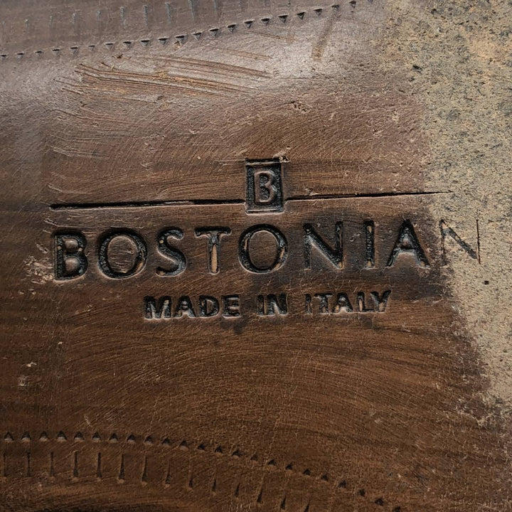 Bostonian Quilted Tassel Loafers, Made in Italy, Size 9M Men's 27.0cm genuine leather brown type Vintage Second Hand