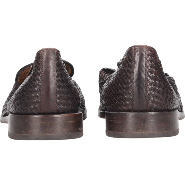 Massimo Dutt 689 fifth ave collection braided tassel loafers Men's 30.0cm unclear brown type Vintage Second Hand
