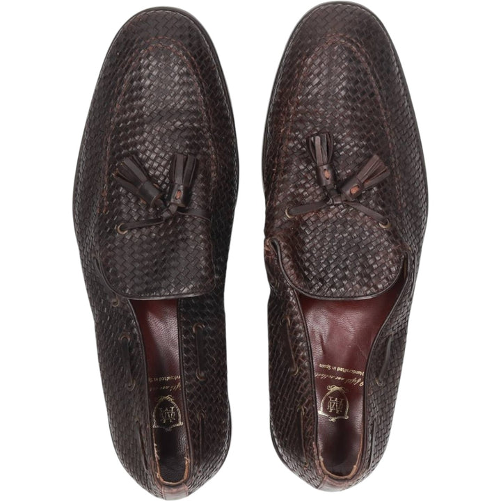 Massimo Dutt 689 fifth ave collection braided tassel loafers Men's 30.0cm unclear brown type Vintage Second Hand