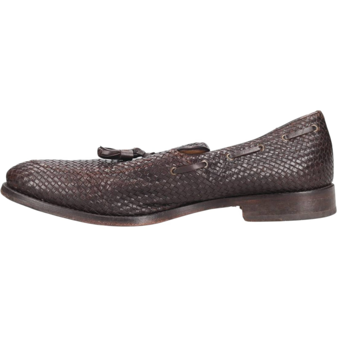 Massimo Dutt 689 fifth ave collection braided tassel loafers Men's 30.0cm unclear brown type Vintage Second Hand