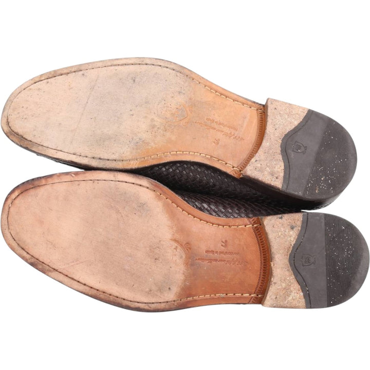 Massimo Dutt 689 fifth ave collection braided tassel loafers Men's 30.0cm unclear brown type Vintage Second Hand