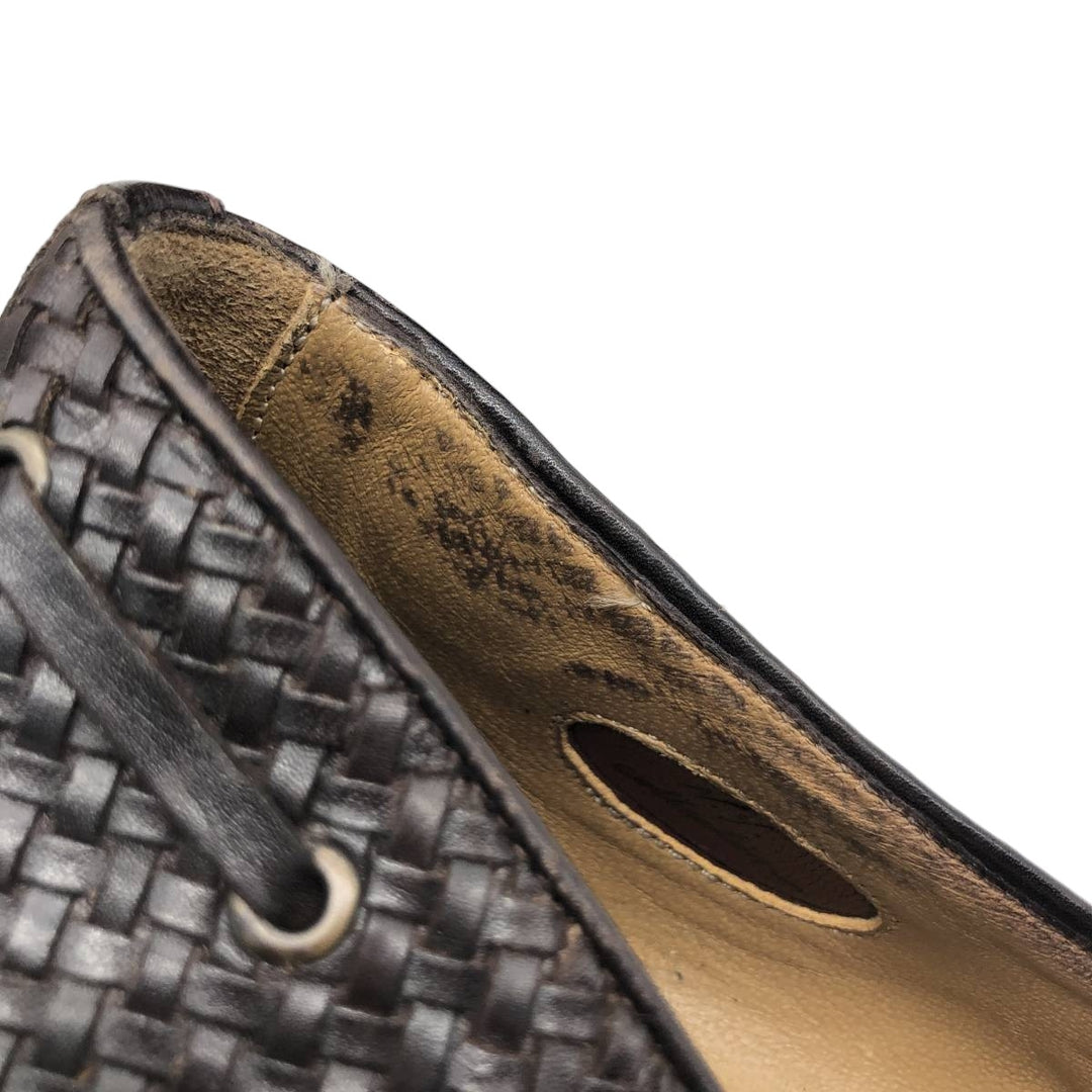 Massimo Dutt 689 fifth ave collection braided tassel loafers Men's 30.0cm unclear brown type Vintage Second Hand
