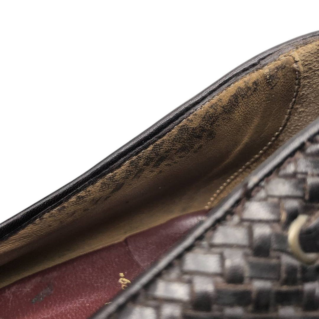 Massimo Dutt 689 fifth ave collection braided tassel loafers Men's 30.0cm unclear brown type Vintage Second Hand
