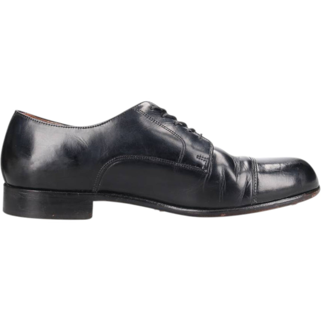 Bostonian Classics Straight Tip Shoes, Size 9 1/2 M Men's 27.5cm genuine leather black type Vintage Second Hand
