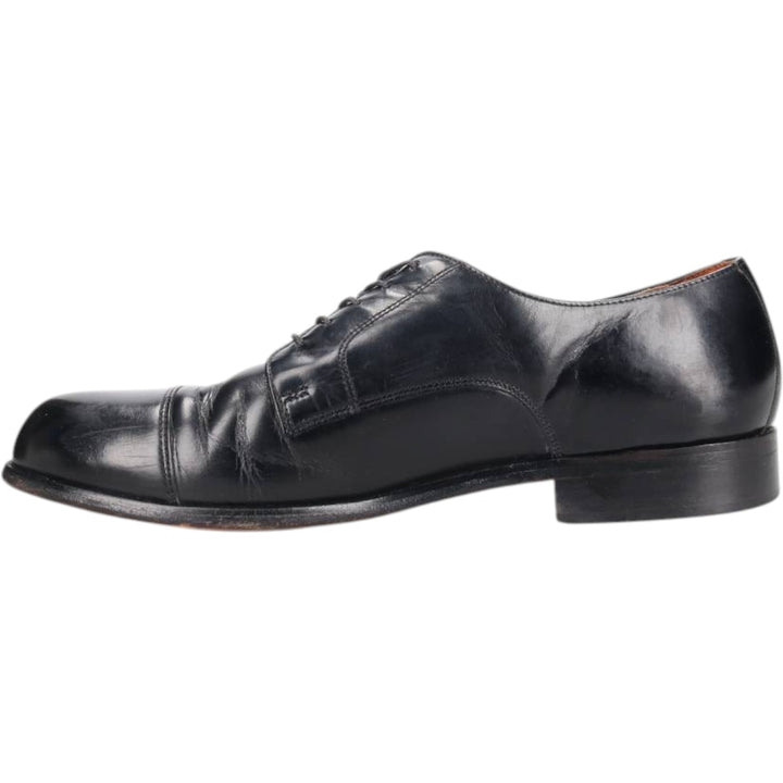 Bostonian Classics Straight Tip Shoes, Size 9 1/2 M Men's 27.5cm genuine leather black type Vintage Second Hand