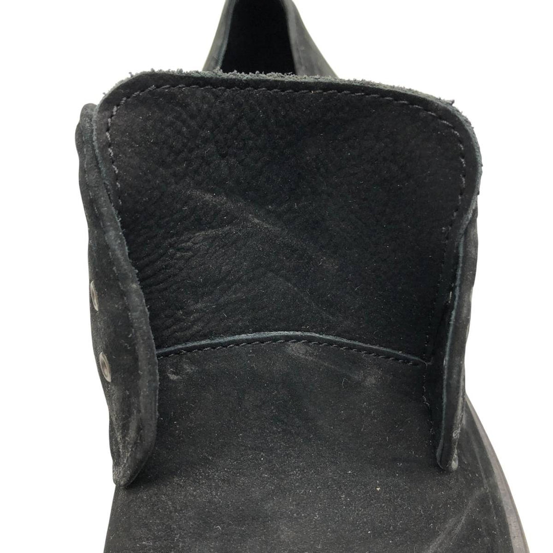 JOHN VARVATOS Suede Plain Toe Shoes 9M Men's 27.0cm suede black type Vintage Second Hand
