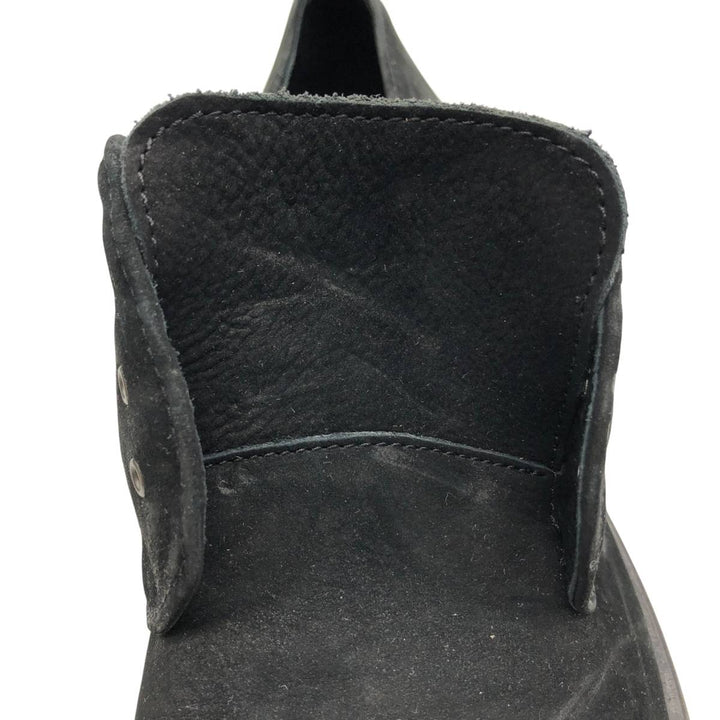 JOHN VARVATOS Suede Plain Toe Shoes 9M Men's 27.0cm suede black type Vintage Second Hand
