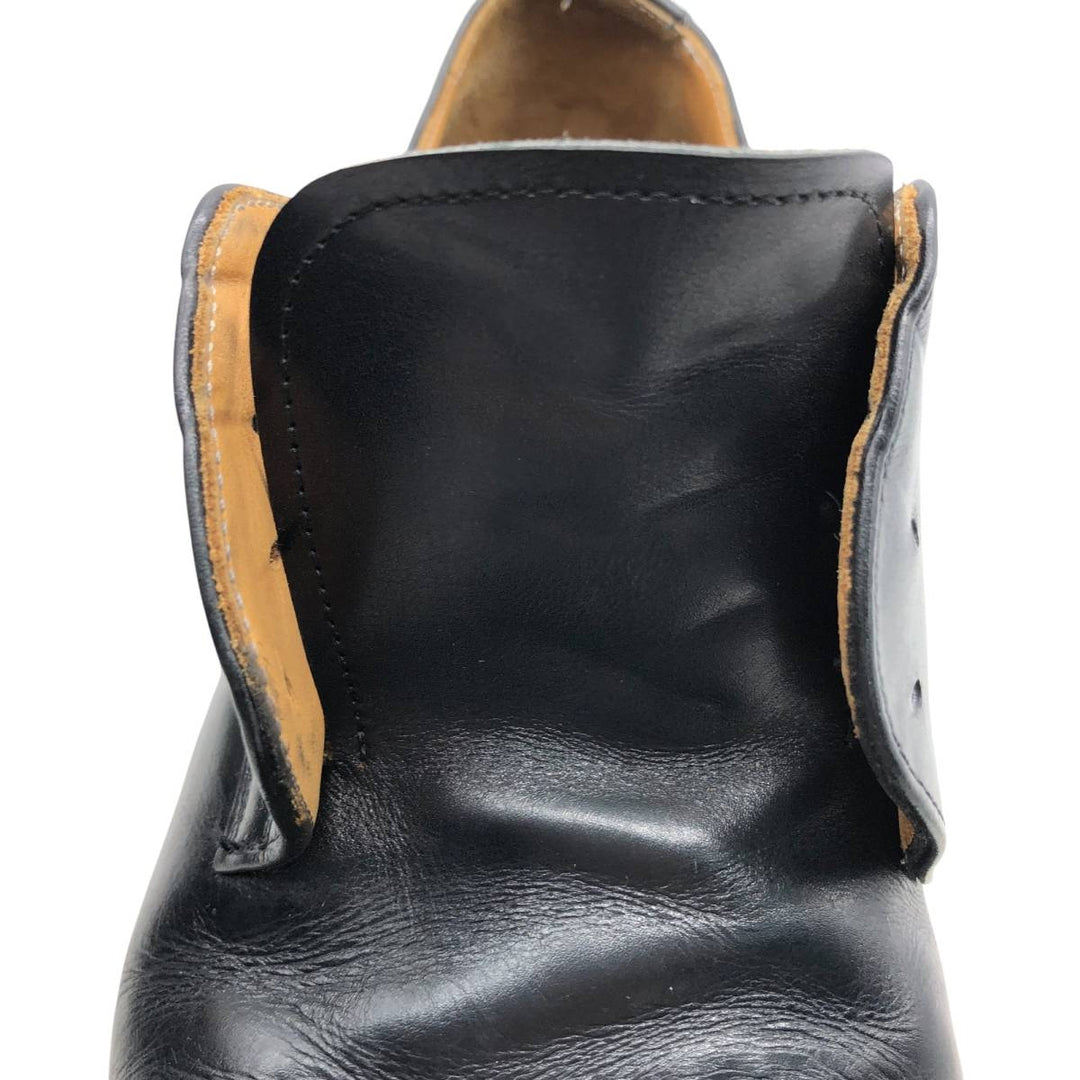 PRONTO UOMO FIRENZE Square Toe Straight Tip Shoes, Made in Italy, Size 10 (Men's Size 11) /saa014398 Men's 28.0cm genuine leather black type Vintage Second Hand
