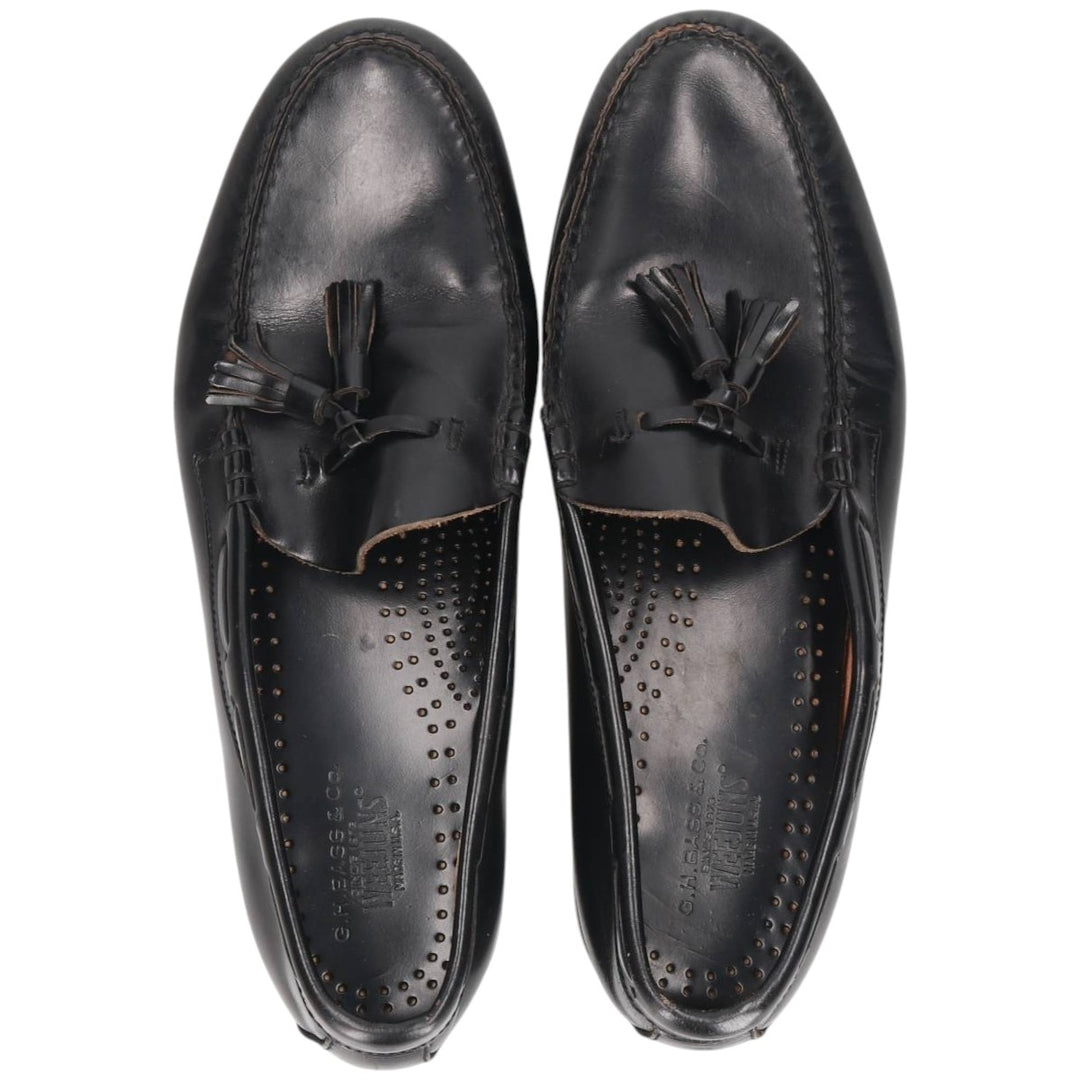 WEEJUNS Tassel Loafers Made in USA 10 D Men's 28.0cm genuine leather black type Vintage Second Hand