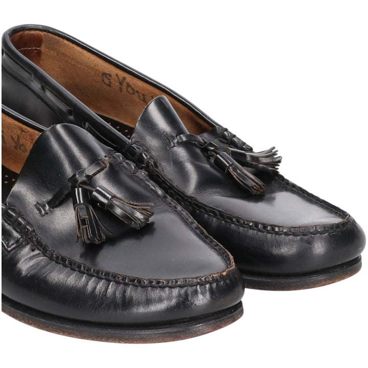 WEEJUNS Tassel Loafers Made in USA 10 D Men's 28.0cm genuine leather black type Vintage Second Hand