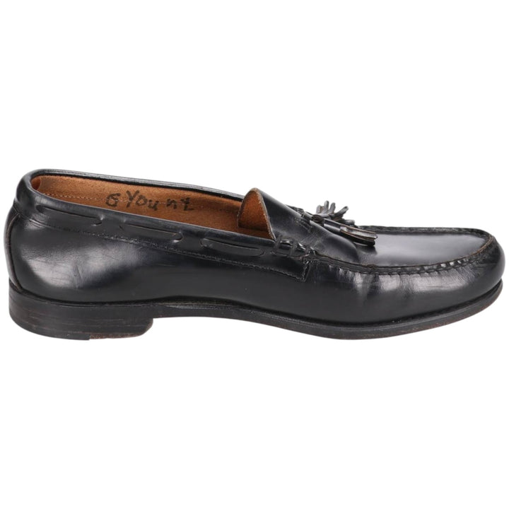 WEEJUNS Tassel Loafers Made in USA 10 D Men's 28.0cm genuine leather black type Vintage Second Hand