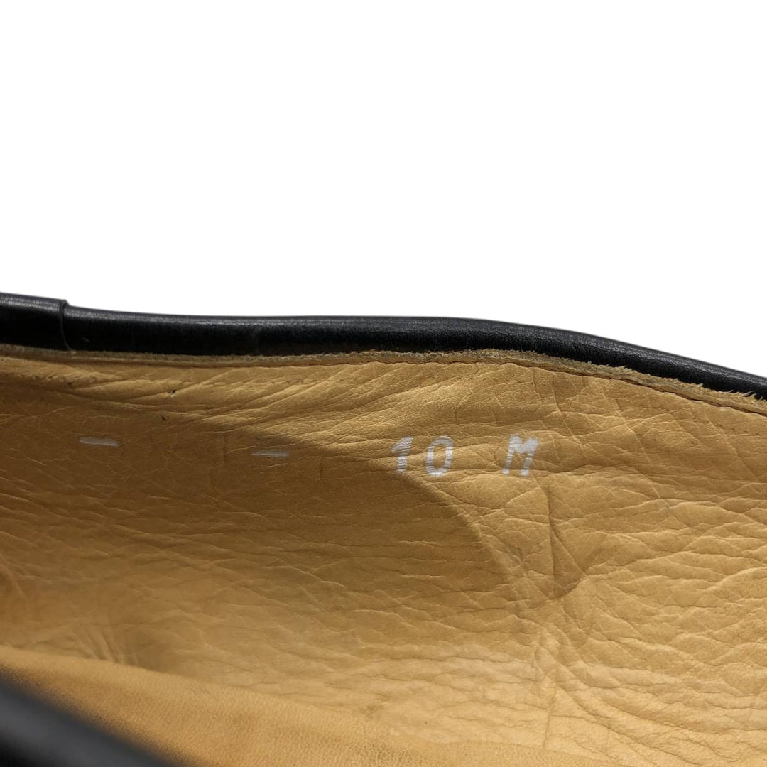 ALFANI U-Tip Tassel Loafers, Made in Italy, Size 10M, Men's Size 11" /saa014401 Men's 28.0cm genuine leather black type Vintage Second Hand