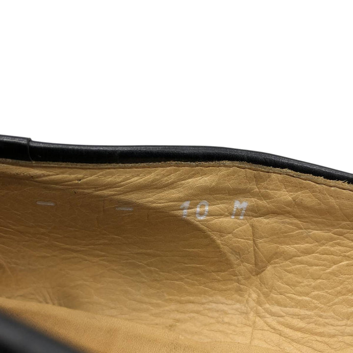 ALFANI U-Tip Tassel Loafers, Made in Italy, Size 10M, Men's Size 11" /saa014401 Men's 28.0cm genuine leather black type Vintage Second Hand