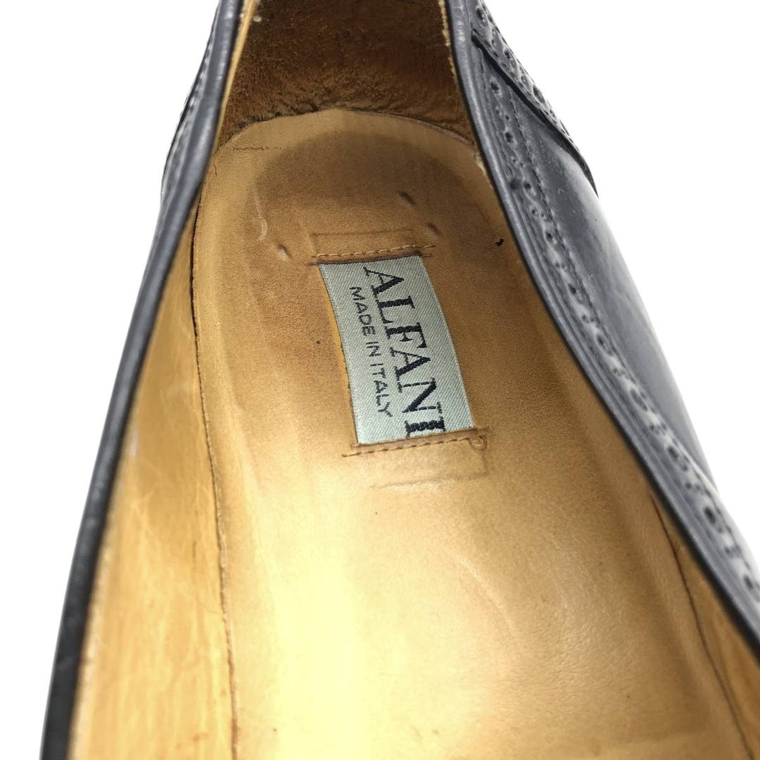 ALFANI U-Tip Tassel Loafers, Made in Italy, Size 10M, Men's Size 11" /saa014401 Men's 28.0cm genuine leather black type Vintage Second Hand