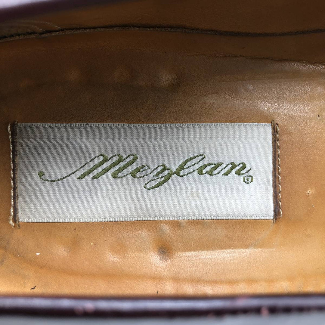 Meylan Quilted Tassel Loafers 10 White Men's 28.0cm unclear burgundy type Vintage Second Hand