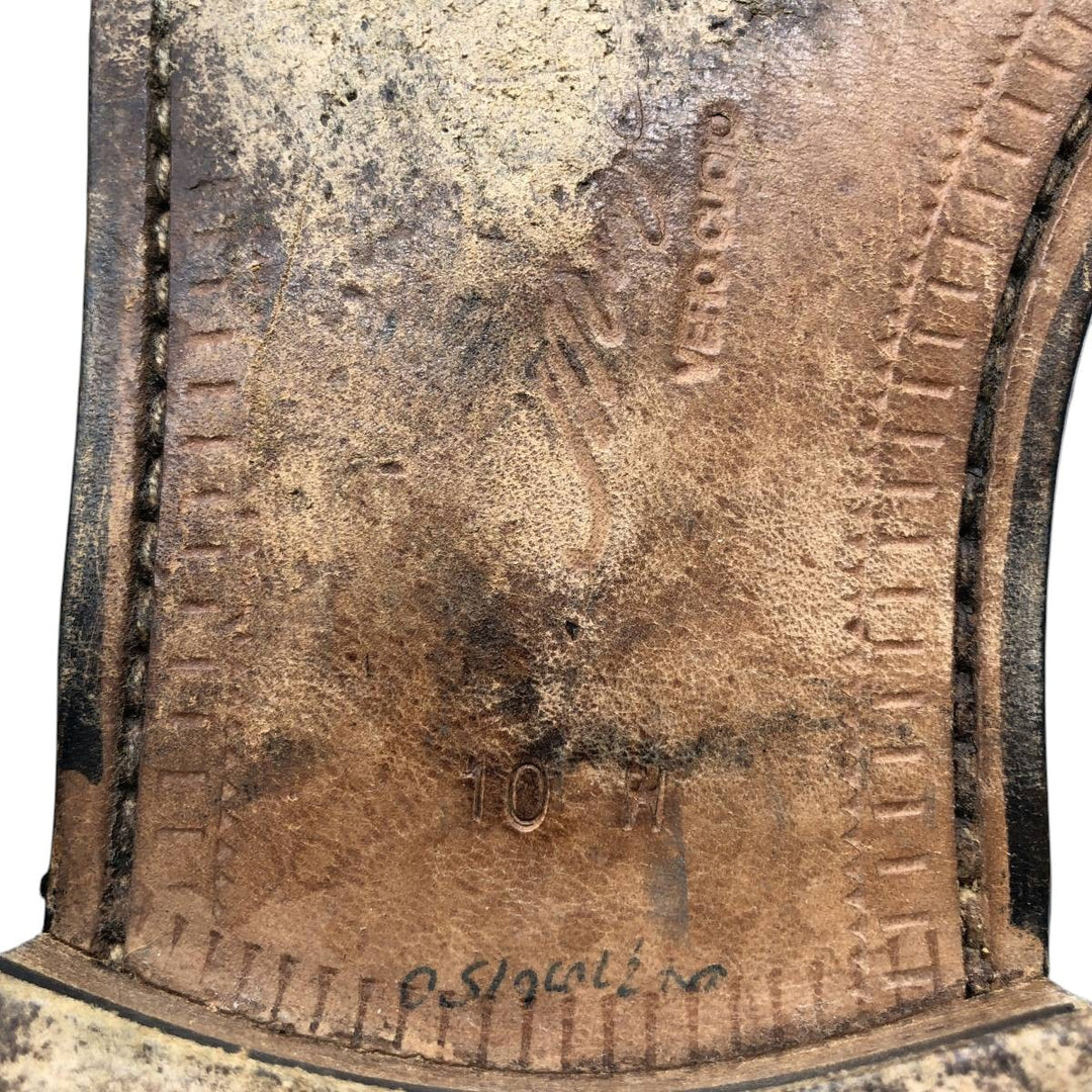 Meylan Quilted Tassel Loafers 10 White Men's 28.0cm unclear burgundy type Vintage Second Hand