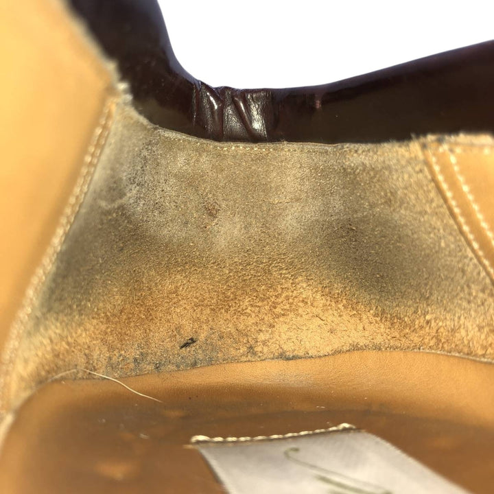 Meylan Quilted Tassel Loafers 10 White Men's 28.0cm unclear burgundy type Vintage Second Hand