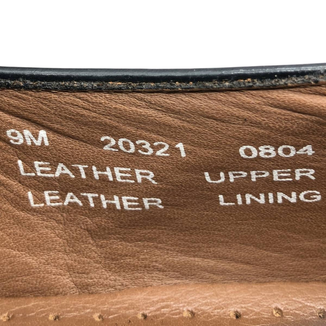 Bostonian Classics Quilted Tassel Loafers, Size 9M, Men's, Size 10.6" (saa014408) Men's 27.0cm genuine leather black type Vintage Second Hand