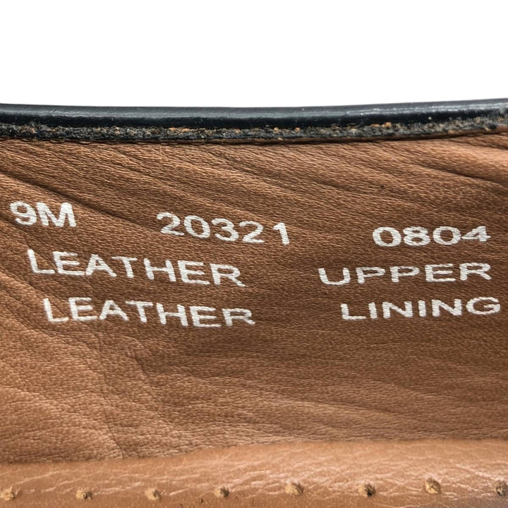 Bostonian Classics Quilted Tassel Loafers, Size 9M, Men's, Size 10.6" (saa014408) Men's 27.0cm genuine leather black type Vintage Second Hand