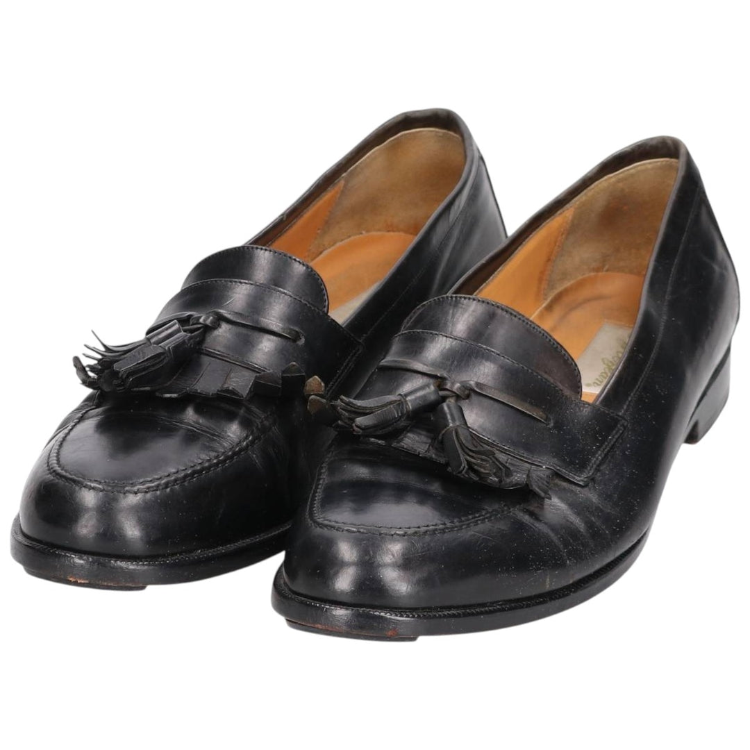 Mezlan Quilted Tassel Loafers, Made in Spain, Size 10M, Men's Size 11" /saa014409 Men's 28.0cm genuine leather black type Vintage Second Hand