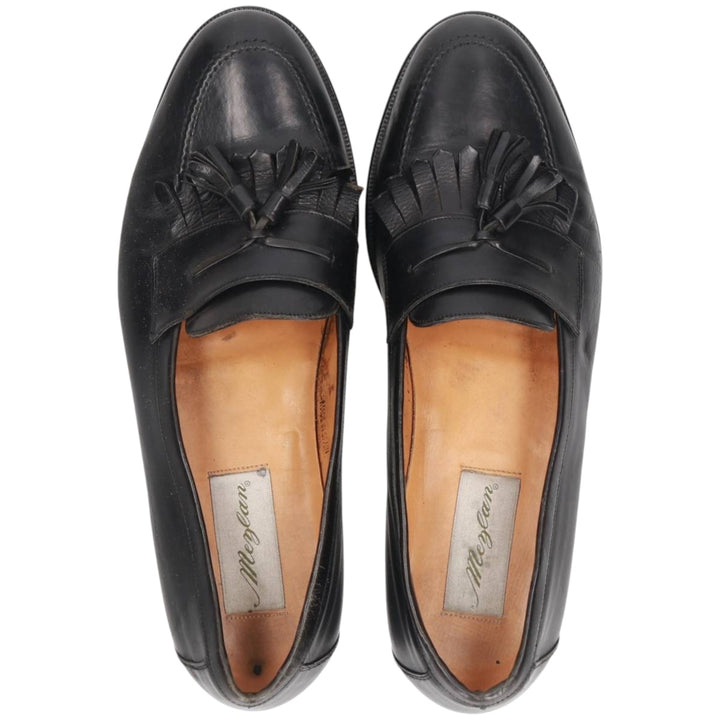 Mezlan Quilted Tassel Loafers, Made in Spain, Size 10M, Men's Size 11" /saa014409 Men's 28.0cm genuine leather black type Vintage Second Hand