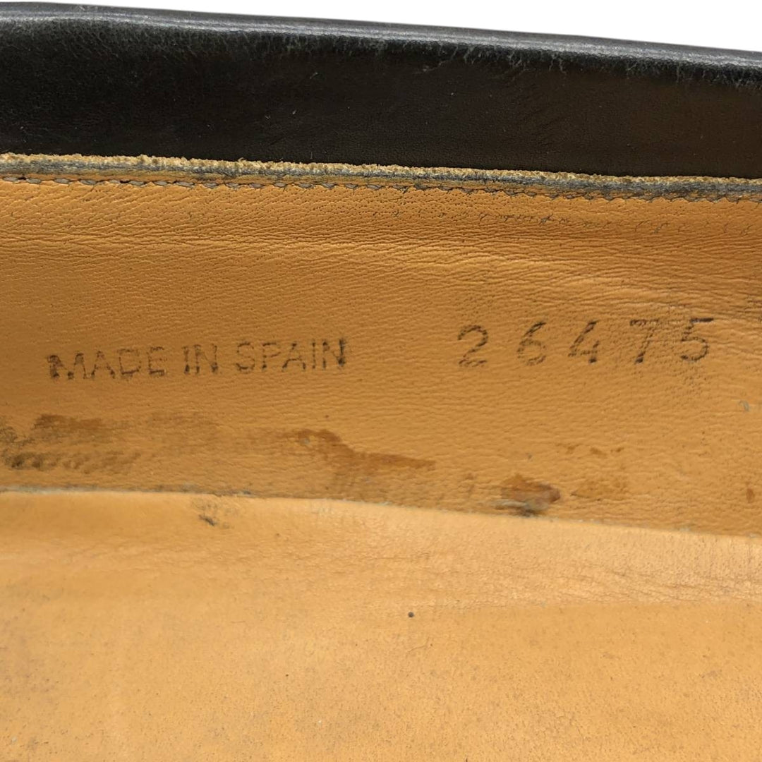 Mezlan Quilted Tassel Loafers, Made in Spain, Size 10M, Men's Size 11" /saa014409 Men's 28.0cm genuine leather black type Vintage Second Hand