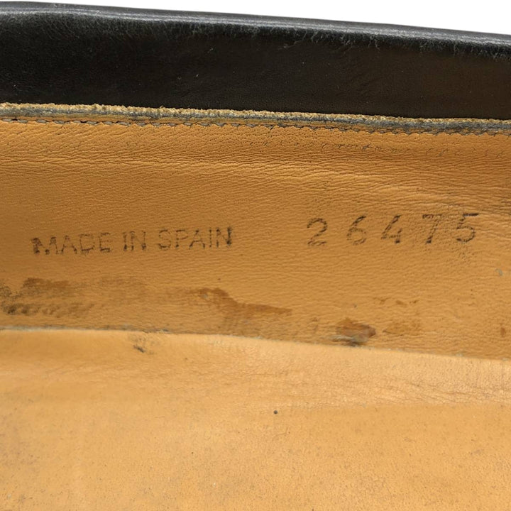 Mezlan Quilted Tassel Loafers, Made in Spain, Size 10M, Men's Size 11" /saa014409 Men's 28.0cm genuine leather black type Vintage Second Hand