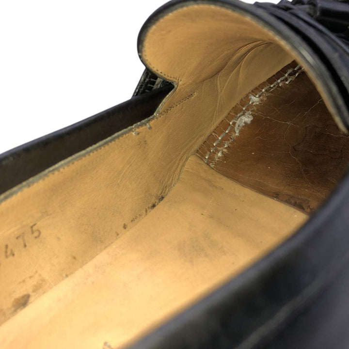 Mezlan Quilted Tassel Loafers, Made in Spain, Size 10M, Men's Size 11" /saa014409 Men's 28.0cm genuine leather black type Vintage Second Hand