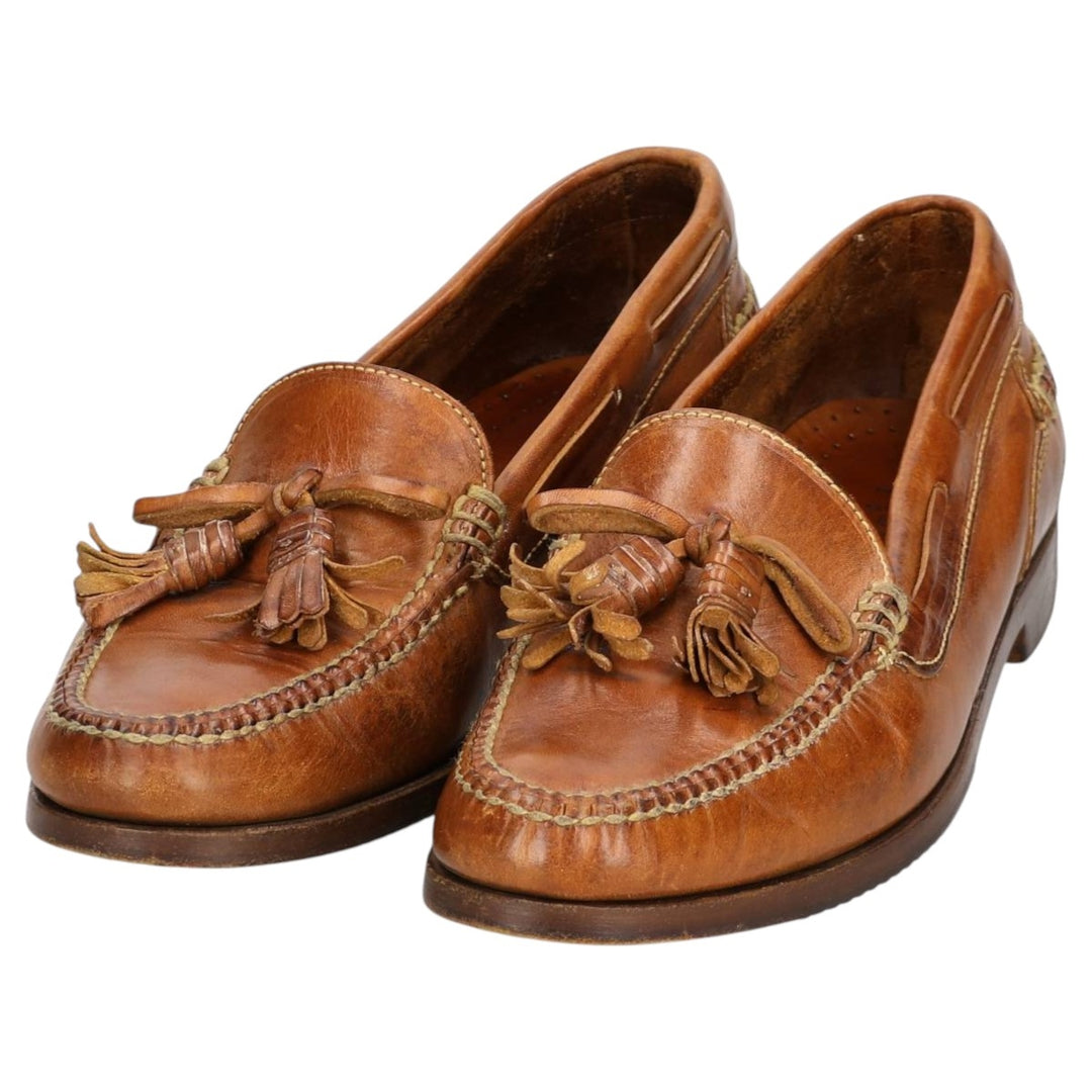 Cole Haan Country Tassel Loafers, Size 9M Men's 27.0cm genuine leather brown type Vintage Second Hand