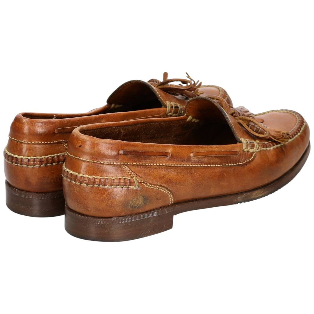 Cole Haan Country Tassel Loafers, Size 9M Men's 27.0cm genuine leather brown type Vintage Second Hand