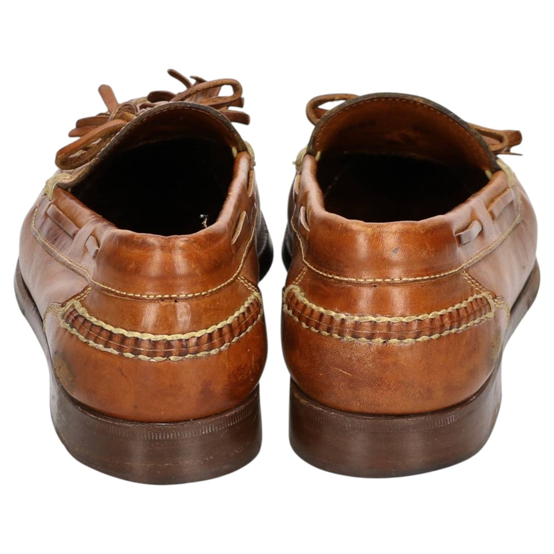 Cole Haan Country Tassel Loafers, Size 9M Men's 27.0cm genuine leather brown type Vintage Second Hand