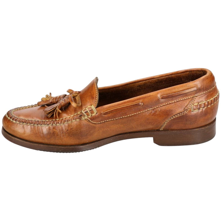 Cole Haan Country Tassel Loafers, Size 9M Men's 27.0cm genuine leather brown type Vintage Second Hand