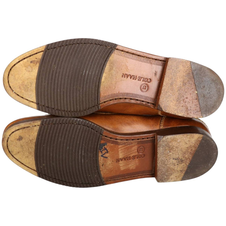 Cole Haan Country Tassel Loafers, Size 9M Men's 27.0cm genuine leather brown type Vintage Second Hand