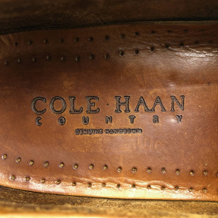 Cole Haan Country Tassel Loafers, Size 9M Men's 27.0cm genuine leather brown type Vintage Second Hand
