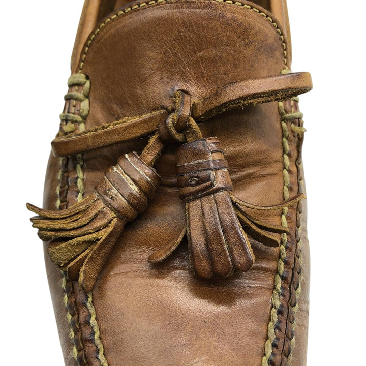 Cole Haan Country Tassel Loafers, Size 9M Men's 27.0cm genuine leather brown type Vintage Second Hand