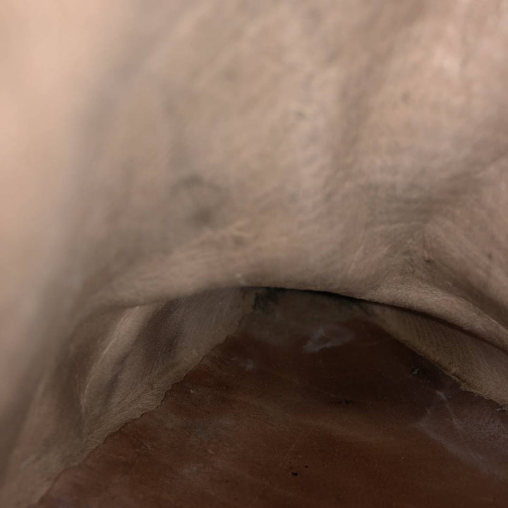 NAVARRO all-over print western boots Men's 26.5cm genuine leather black type Vintage Second Hand